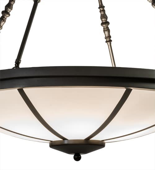 Commerce 6 Light 36" Wide Semi-Flush Bowl Ceiling Fixture - Timeless Bronze Finish