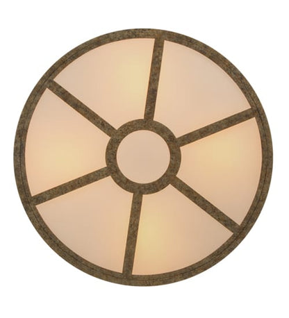 Donya 4 Light 26" Wide Semi-Flush Drum Ceiling Fixture - Corinth Finish