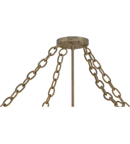 Donya 4 Light 26" Wide Semi-Flush Drum Ceiling Fixture - Corinth Finish