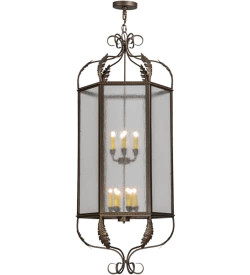 Calida 12 Light 24" Wide Taper Candle Pendant