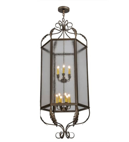 Calida 12 Light 24" Wide Taper Candle Pendant