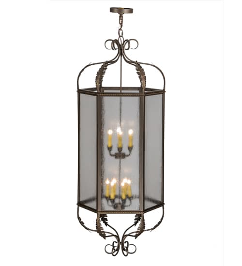 Calida 12 Light 24" Wide Taper Candle Pendant