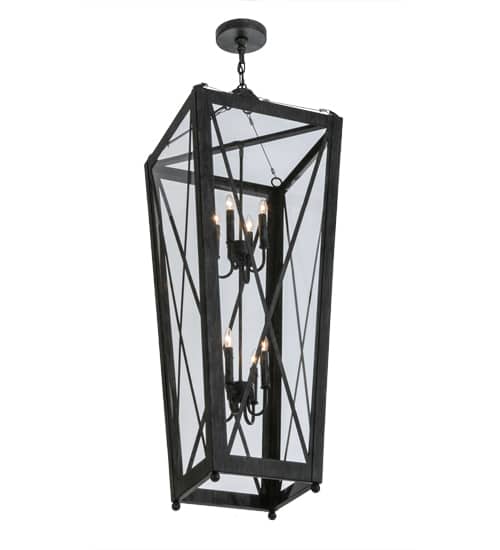 Eures 8 Light 26" Wide Taper Candle Pendant
