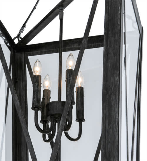 Eures 8 Light 26" Wide Taper Candle Pendant