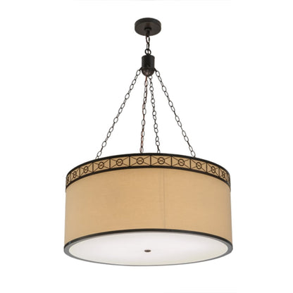 Meyda Tiffany Cilindro 6 Light 37" Wide Suspension Pendant