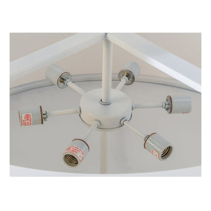 Meyda Tiffany Cilindro 6 Light 37" Wide Suspension Pendant