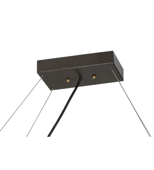 Linne 24" Wide Abstract Linear Pendant