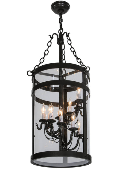 Cilindro 11 Light 15" Wide Taper Candle Pendant