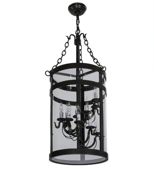 Cilindro 11 Light 15" Wide Taper Candle Pendant