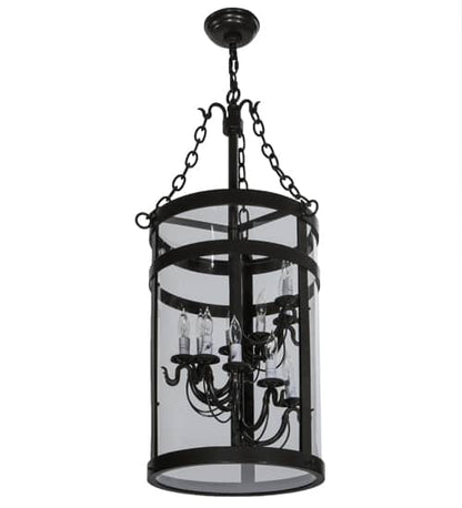 Cilindro 11 Light 15" Wide Taper Candle Pendant