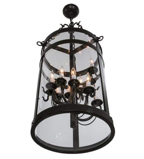 Cilindro 11 Light 15" Wide Taper Candle Pendant