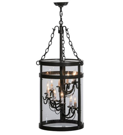 Cilindro 11 Light 15" Wide Taper Candle Pendant
