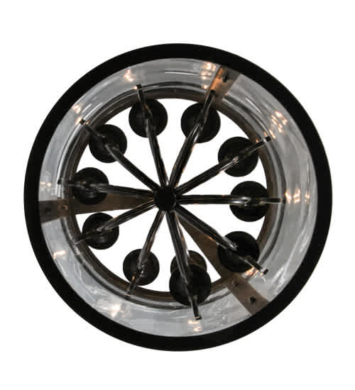 Cilindro 11 Light 15" Wide Taper Candle Pendant