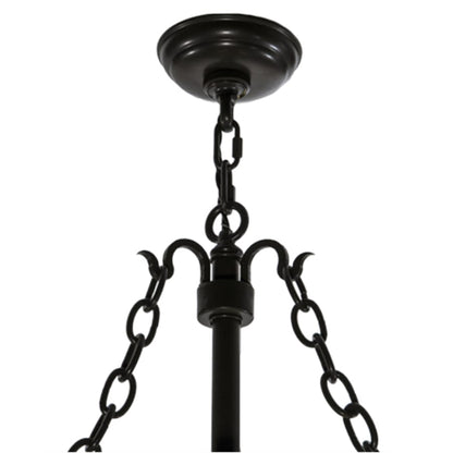 Meyda Tiffany Cilindro 11 Light 15" Wide Taper Candle Pendant