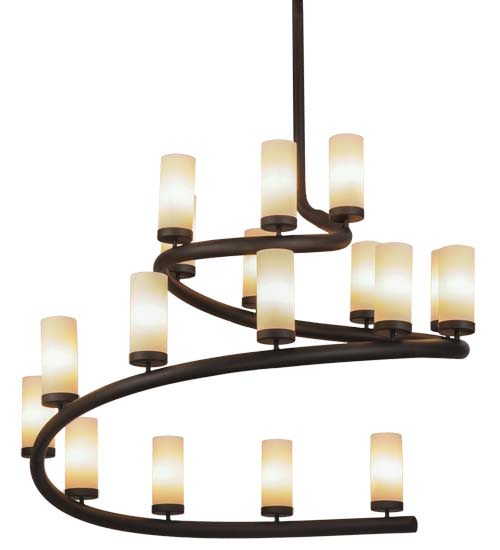 French Horn 17 Light 60" Wide Chandelier