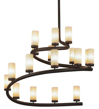 French Horn 17 Light 60" Wide Chandelier