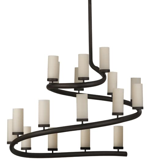 French Horn 17 Light 60" Wide Chandelier