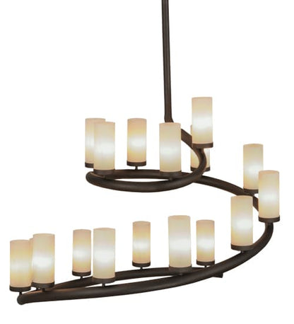 French Horn 17 Light 60" Wide Chandelier