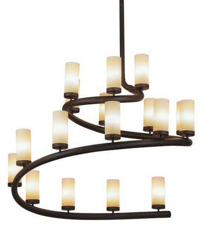 French Horn 17 Light 60" Wide Chandelier