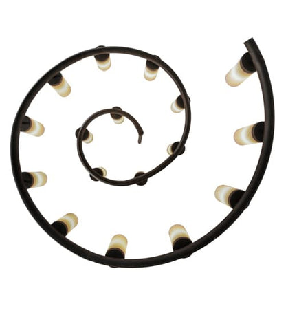 French Horn 17 Light 60" Wide Chandelier
