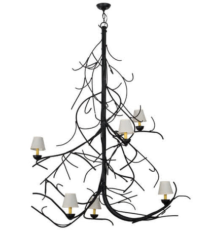 Winter Solstice 6 Light 50" Wide Chandelier