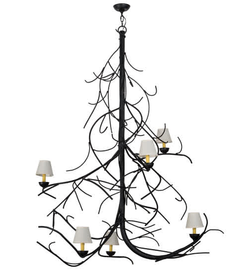 Winter Solstice 6 Light 50" Wide Chandelier