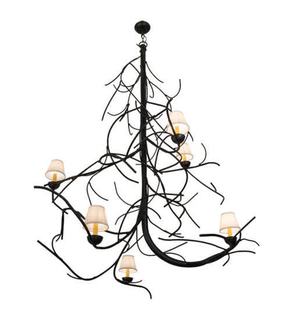 Winter Solstice 6 Light 50" Wide Chandelier