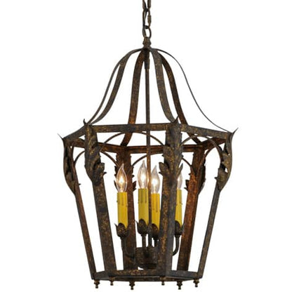 Acacia 4 Light 17" Wide Taper Candle Pendant