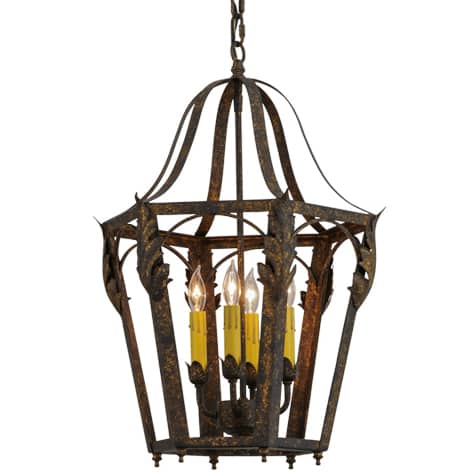Acacia 4 Light 17" Wide Taper Candle Pendant