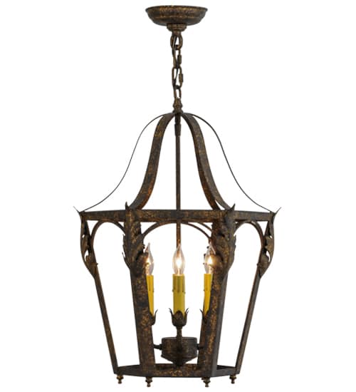 Acacia 4 Light 17" Wide Taper Candle Pendant