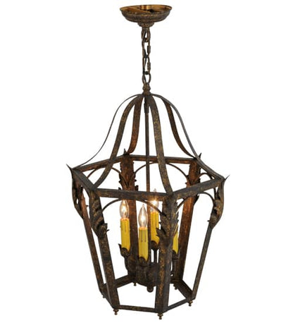 Acacia 4 Light 17" Wide Taper Candle Pendant