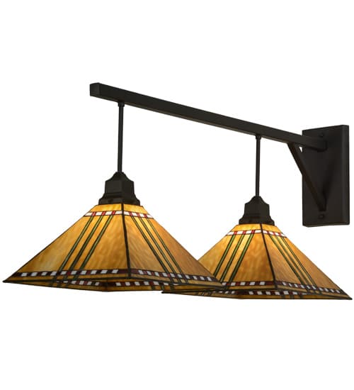 Prairie 2 Light 18" Tall Wall Sconce