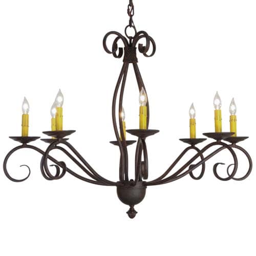 Sienna 8 Light 36" Wide Taper Candle Style Chandelier