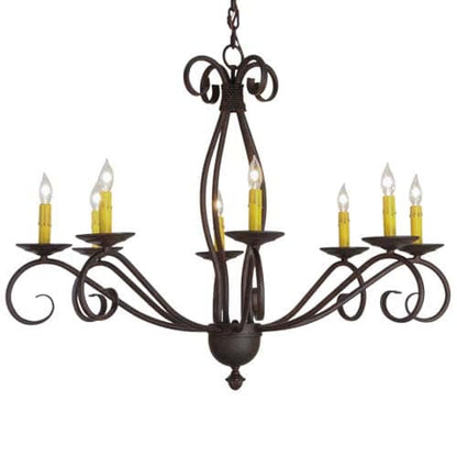Sienna 8 Light 36" Wide Taper Candle Style Chandelier