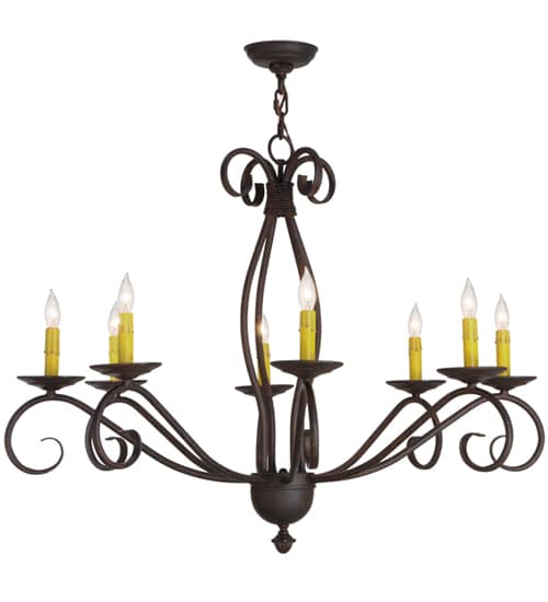 Sienna 8 Light 36" Wide Taper Candle Style Chandelier