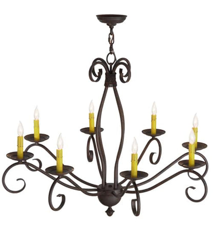 Sienna 8 Light 36" Wide Taper Candle Style Chandelier