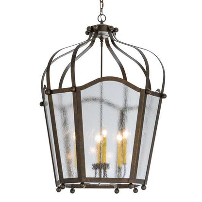 Citadel 6 Light 33" Wide Taper Candle Pendant