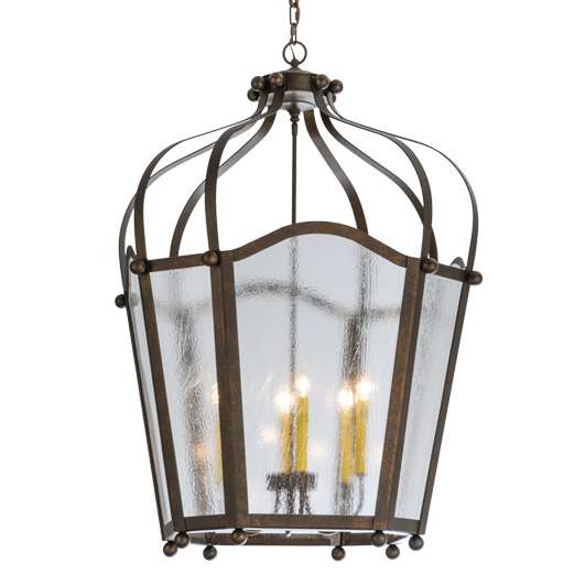 Citadel 6 Light 33" Wide Taper Candle Pendant