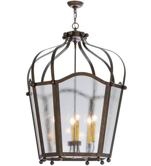 Citadel 6 Light 33" Wide Taper Candle Pendant