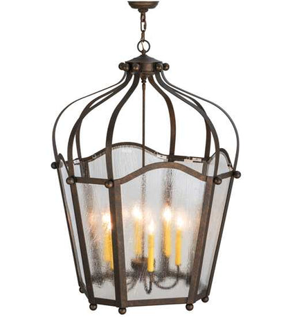 Citadel 6 Light 33" Wide Taper Candle Pendant
