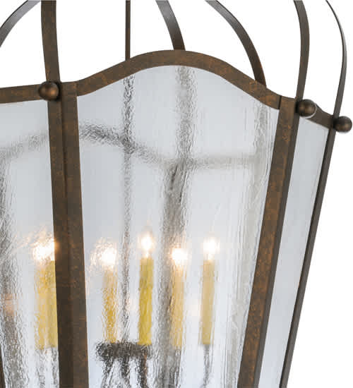 Citadel 6 Light 33" Wide Taper Candle Pendant