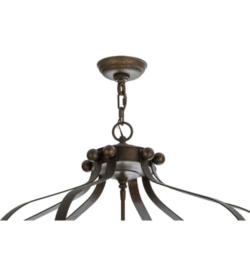 Citadel 6 Light 33" Wide Taper Candle Pendant