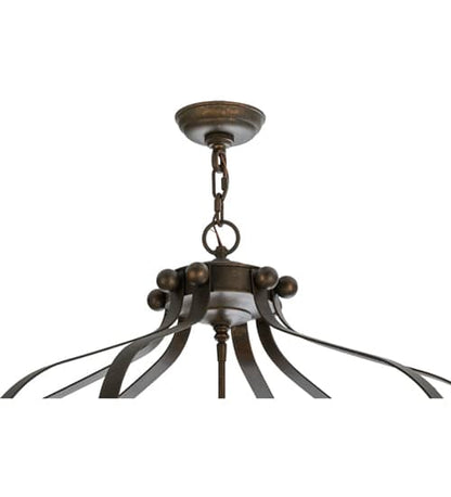 Citadel 6 Light 33" Wide Taper Candle Pendant