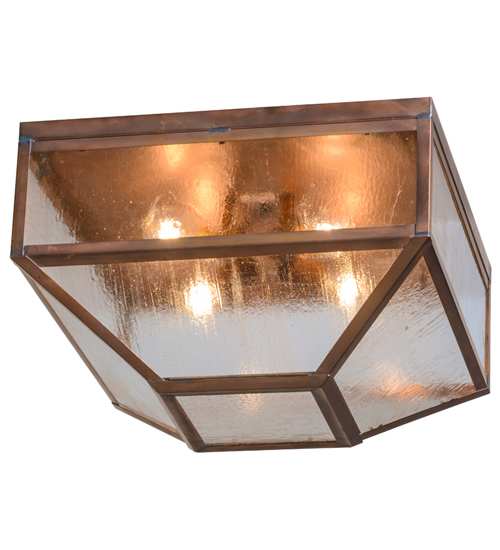 Mission Prime 4 Light 29" Wide Flush Mount Ceiling Fixture