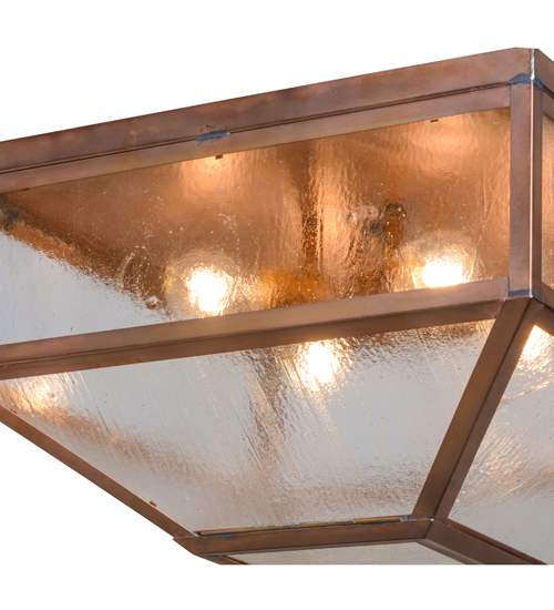 Mission Prime 4 Light 29" Wide Flush Mount Ceiling Fixture