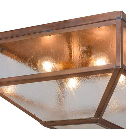 Mission Prime 4 Light 29" Wide Flush Mount Ceiling Fixture