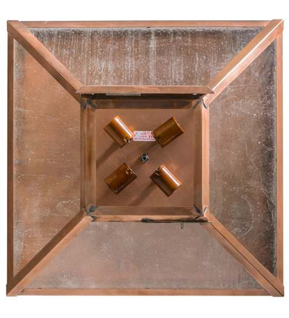 Mission Prime 4 Light 29" Wide Flush Mount Ceiling Fixture