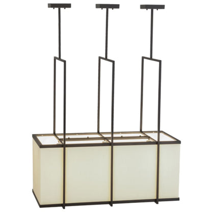 Meyda Tiffany Langedon 3 Light 36" Wide Linear Pendant