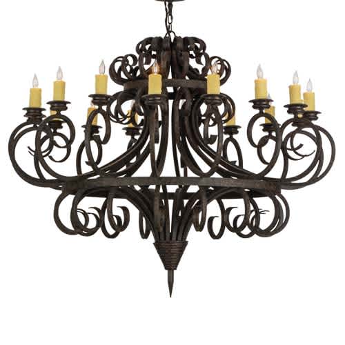 Symen 16 Light 60" Wide Taper Candle Style Chandelier