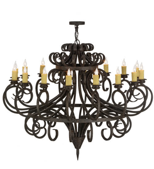 Symen 16 Light 60" Wide Taper Candle Style Chandelier